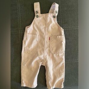Baby Girl Pink Levi’s Overalls 3-6m